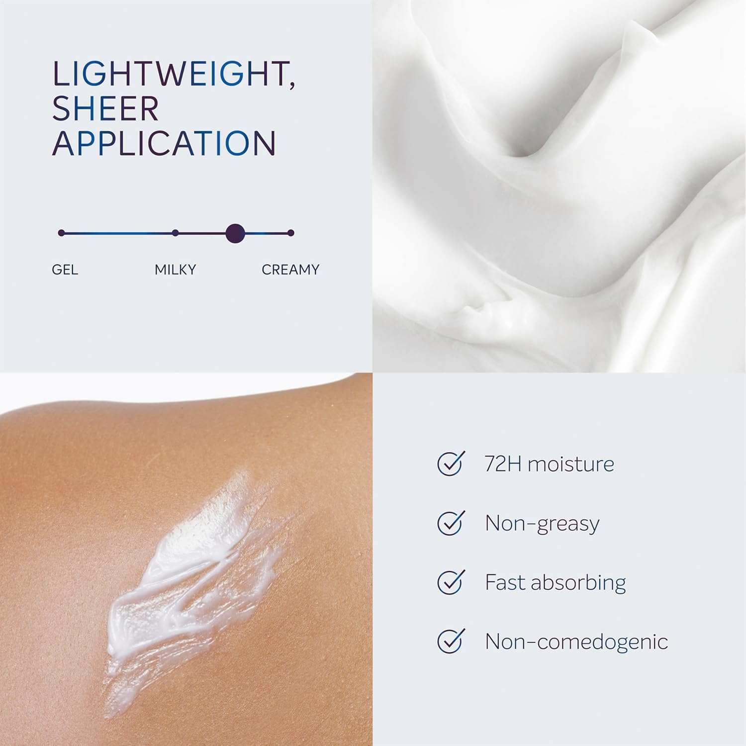 Dove label close up highlighting ingredients and eczema association badge