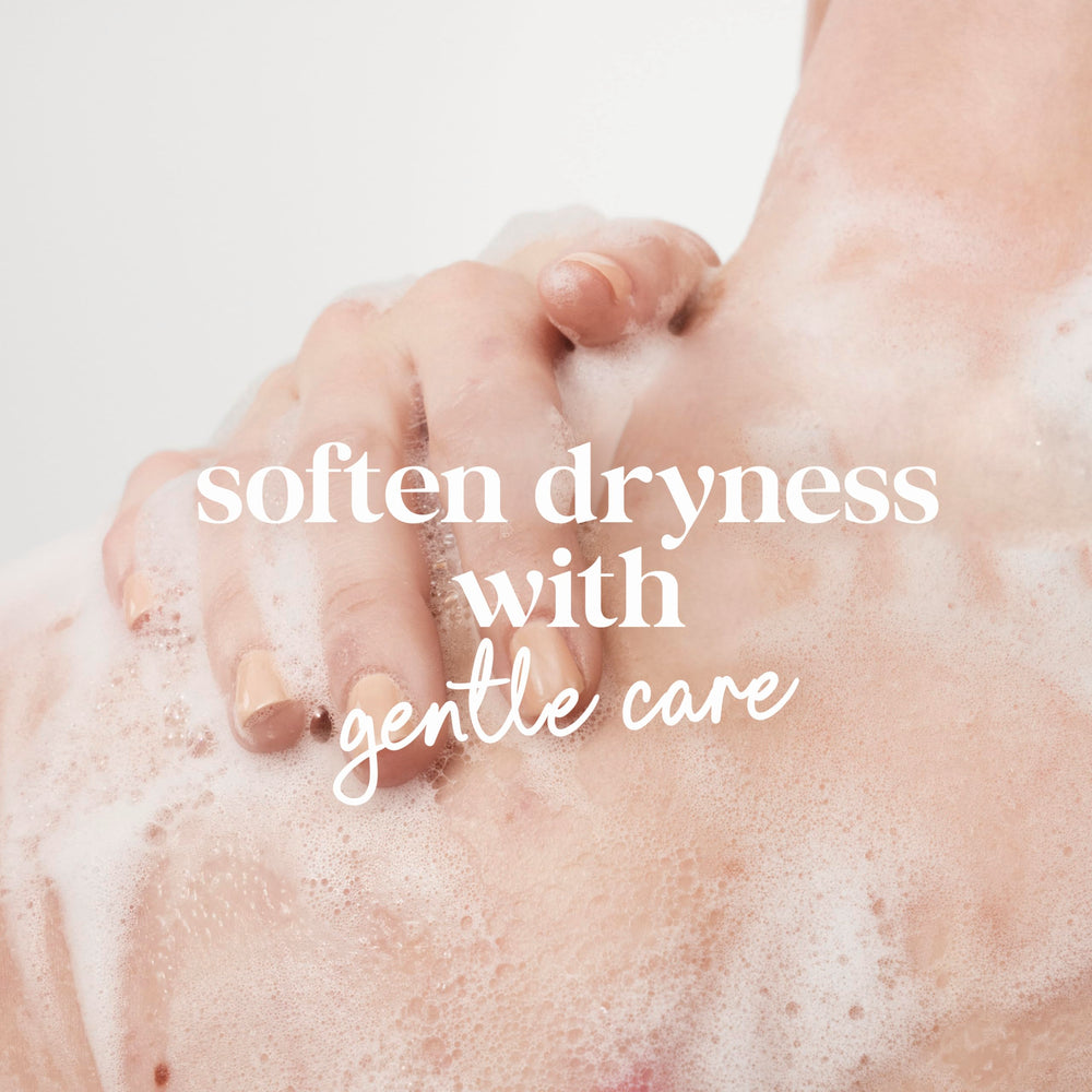 Dove label ingredients focus showing hypoallergenic claims and plant-based moisturizers