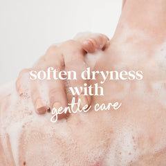 Dove label ingredients focus showing hypoallergenic claims and plant-based moisturizers