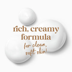 Dove label close-up showing ingredients and gentle-care benefit