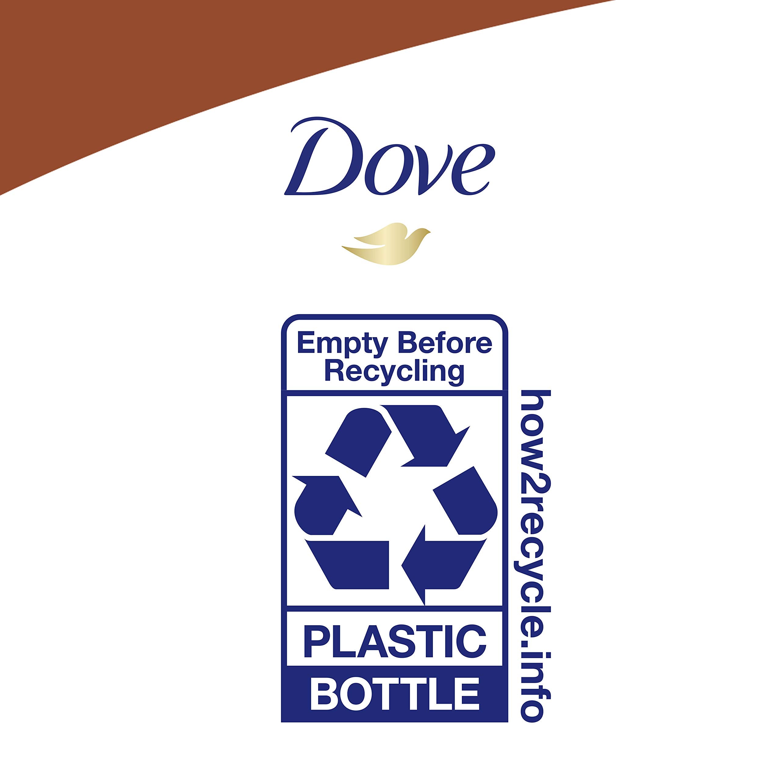 Dove ingredient label closeup showing Nutri-Oils for frizz control benefit