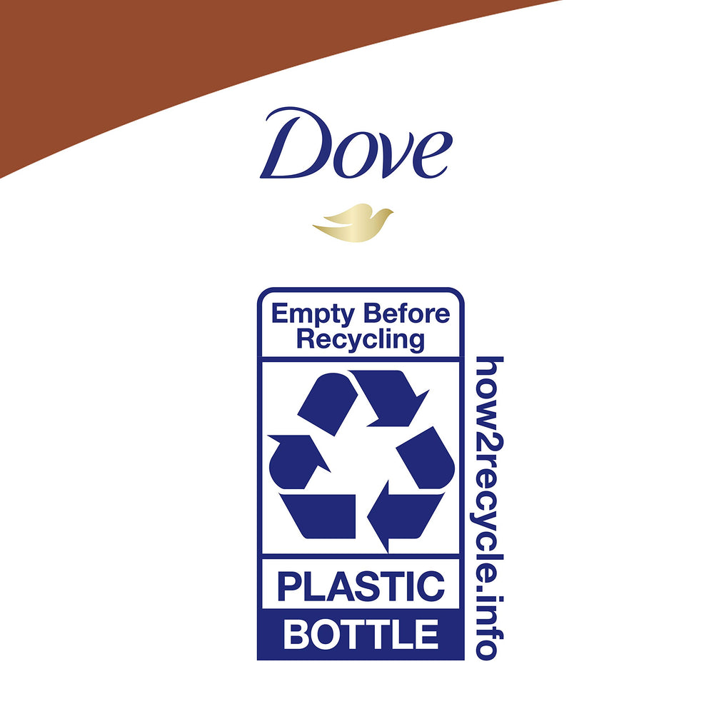 Dove ingredient label closeup showing Nutri-Oils for frizz control benefit