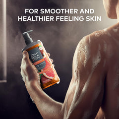DOVE MEN+CARE in-shower lifestyle shot conveying refreshing scent benefit