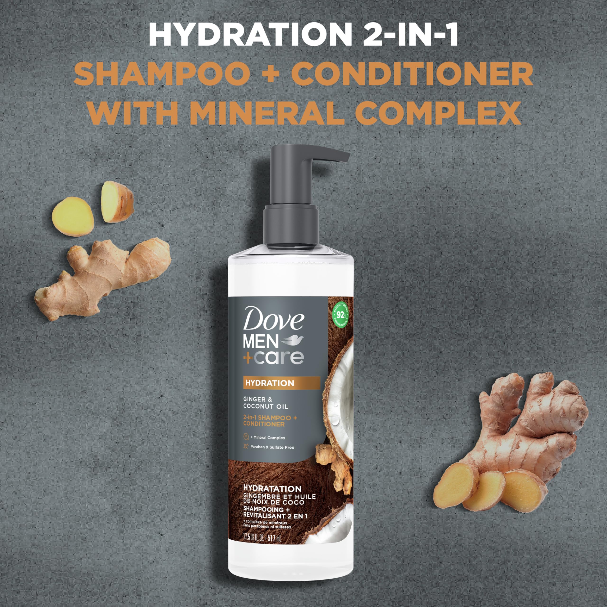 Dove Men+Care in shower being used for quick wash and conditioned finish