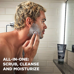 DOVE MEN + CARE 9 oz tube held in hand to show real size and portability