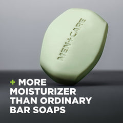 Dove Men+Care bar in hand to show size and travel-friendly convenience