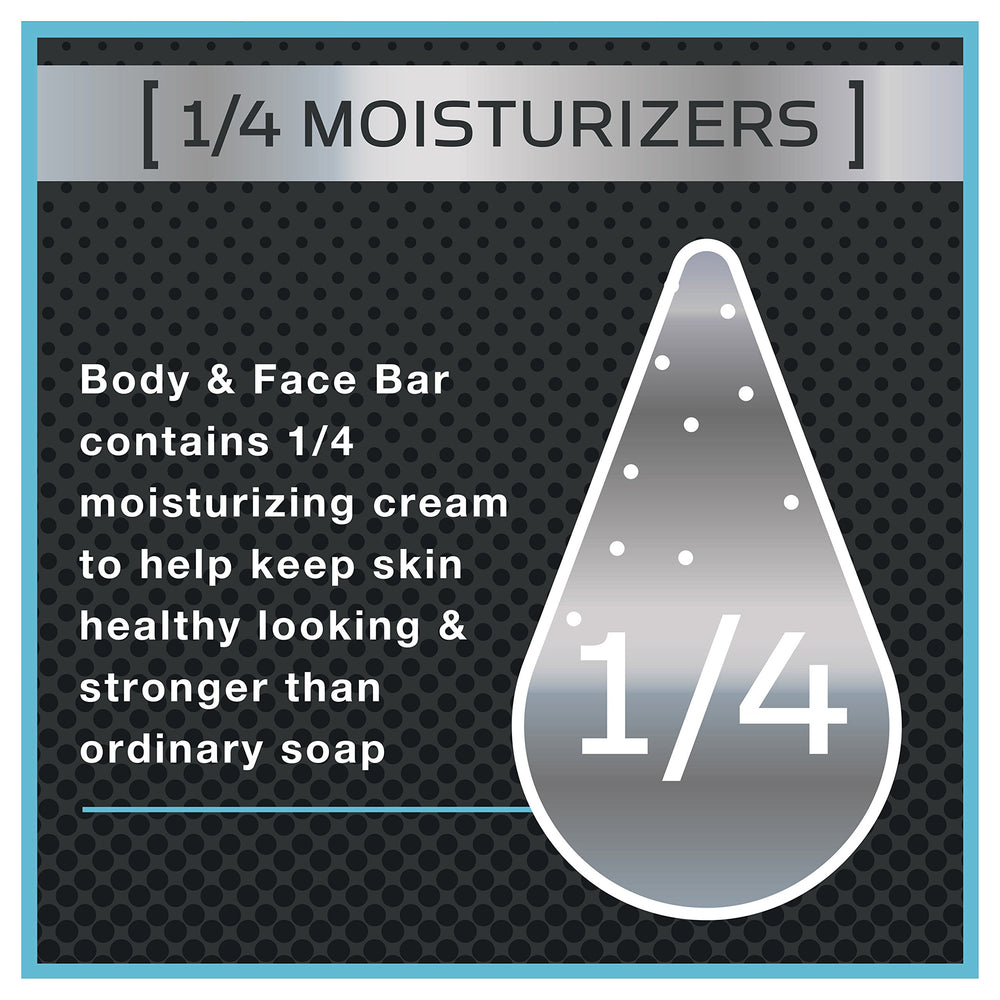 Dove Men+Care bar lather in hands demonstrating deep clean and gentle foam