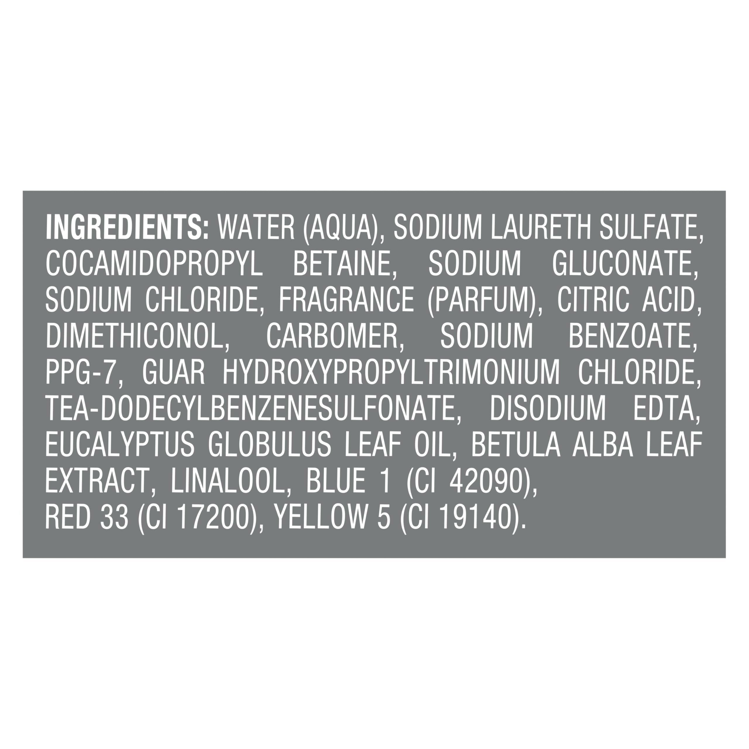 DOVE MEN + CARE PETA-approved badge close-up signaling cruelty-free assurance