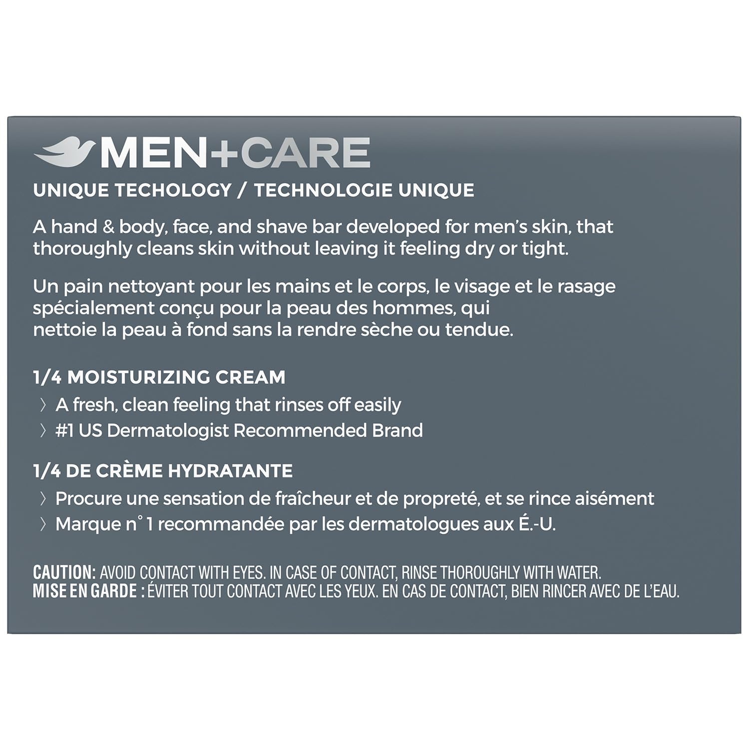 Dove Men+Care bar lather closeup demonstrating creamy hydration