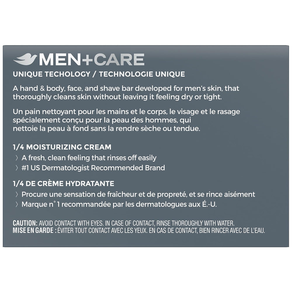 Dove Men+Care bar lather closeup demonstrating creamy hydration
