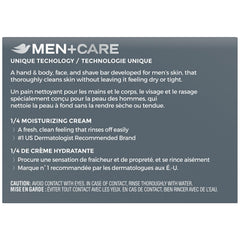 Dove Men+Care bar lather closeup demonstrating creamy hydration