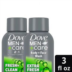 Dove Men+Care Extra Fresh wash close up showing MicroMoisture droplets