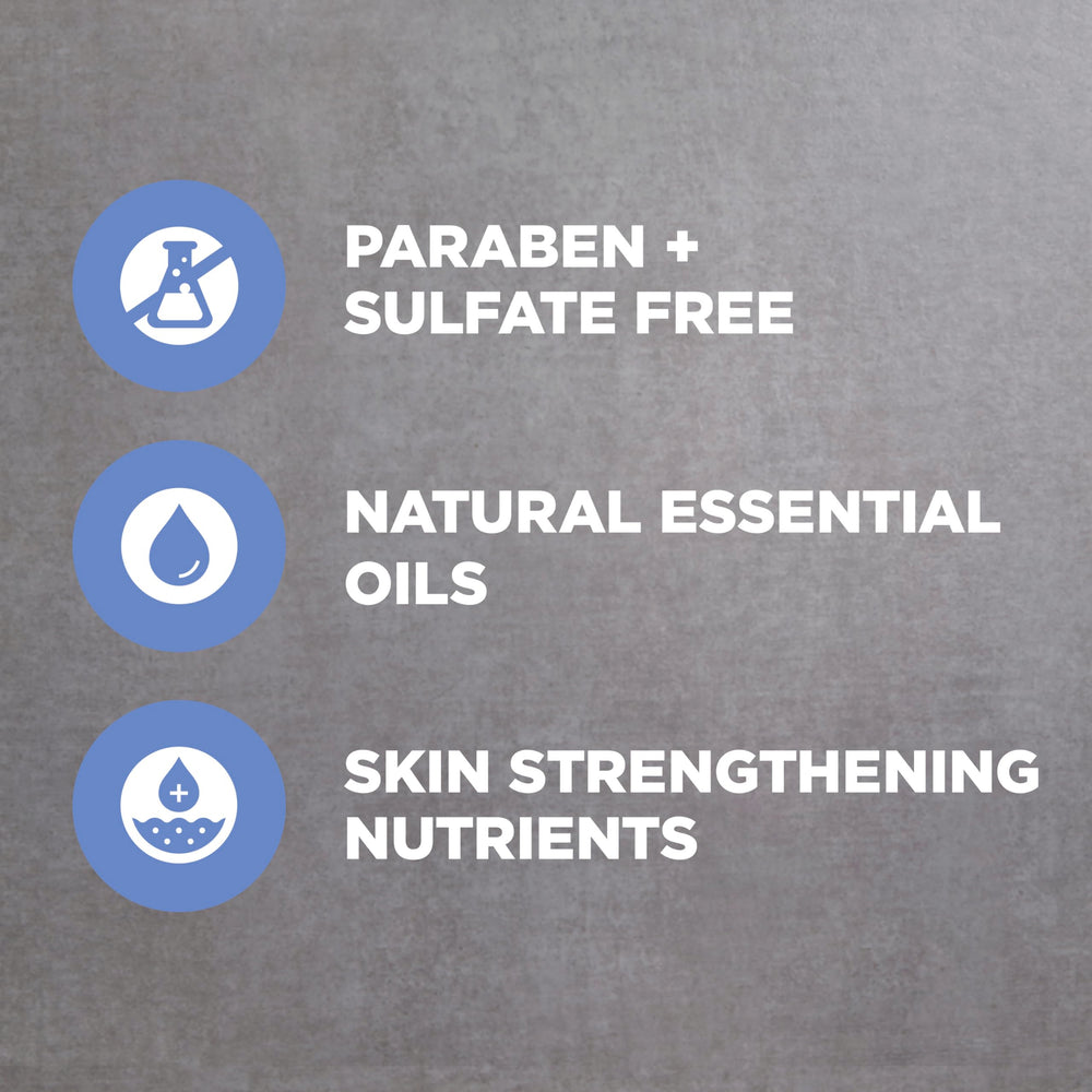 Dove Men+Care creamy lather texture close-up providing moisturizing feel