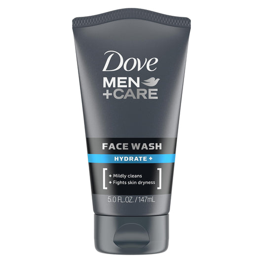 DOVE MEN + CARE front packaging showing product and benefit