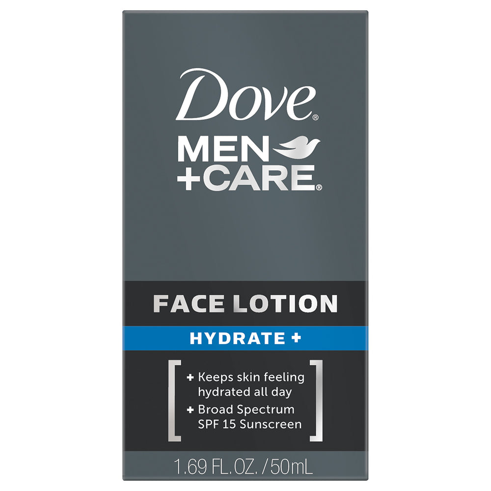 Dove Men+Care close-up of lotion texture highlighting fast absorption