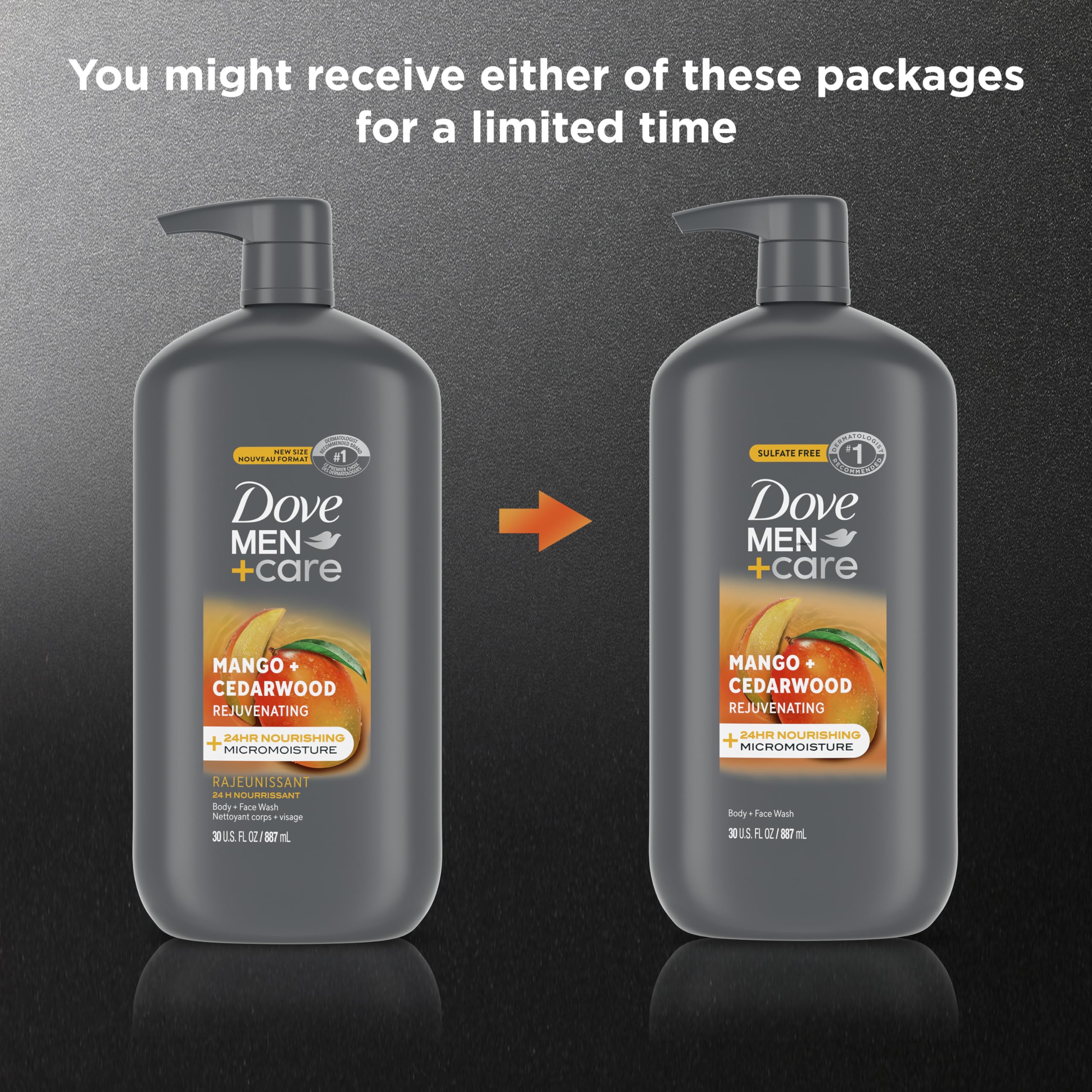 Dove Men+Care rich lather texture demonstrating moisturizing action