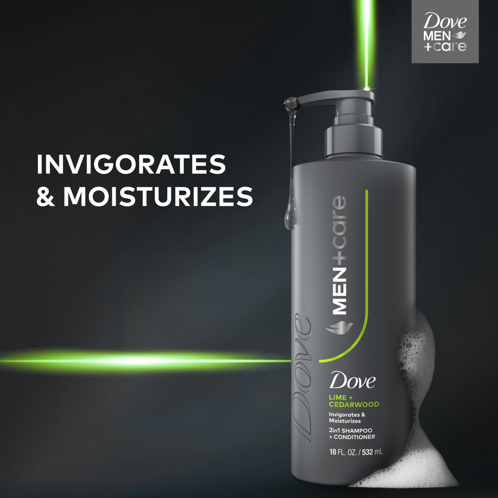 Dove Men+Care creamy texture close up illustrating lightweight conditioning