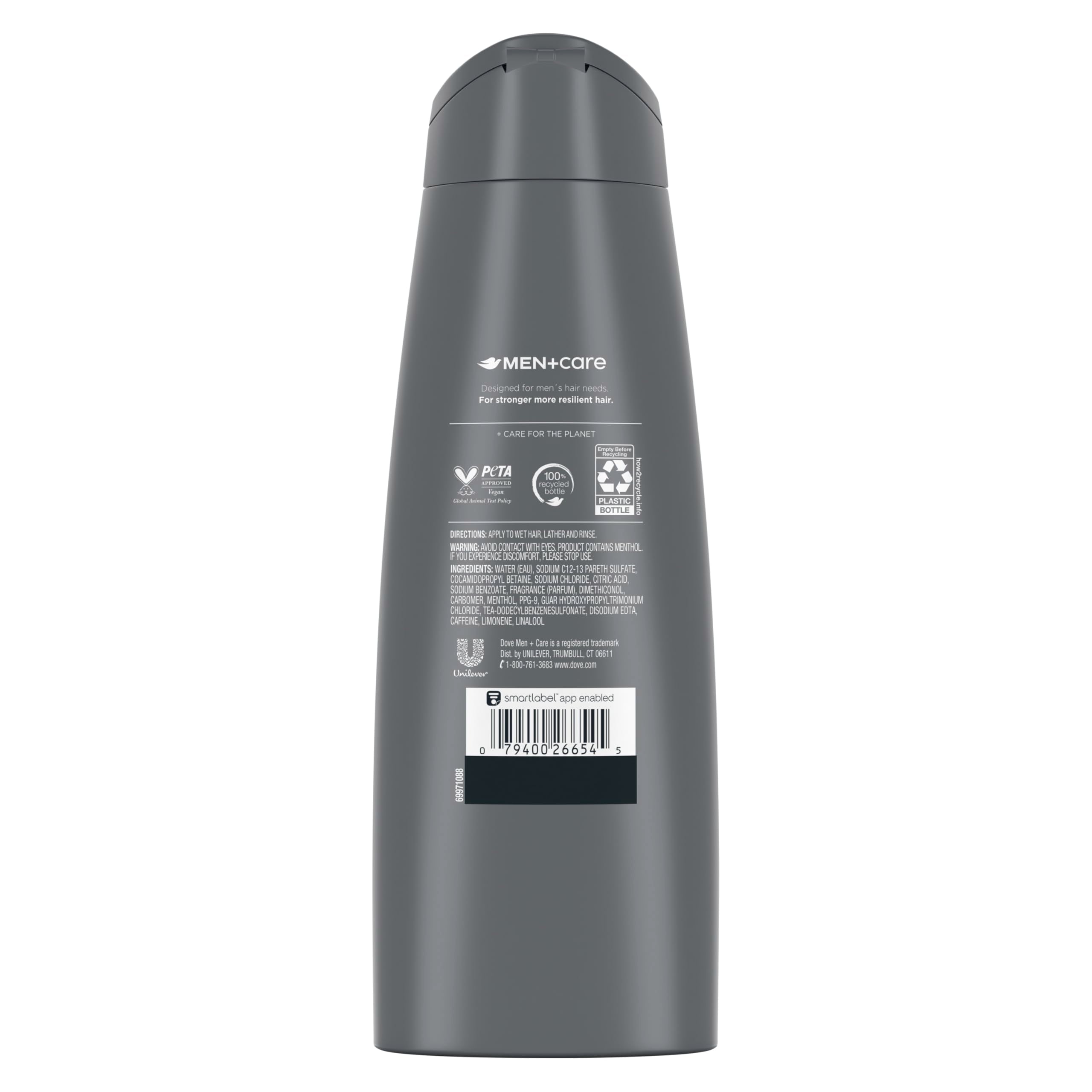 DOVE MEN+CARE pouring and lather closeup for quick effective cleansing