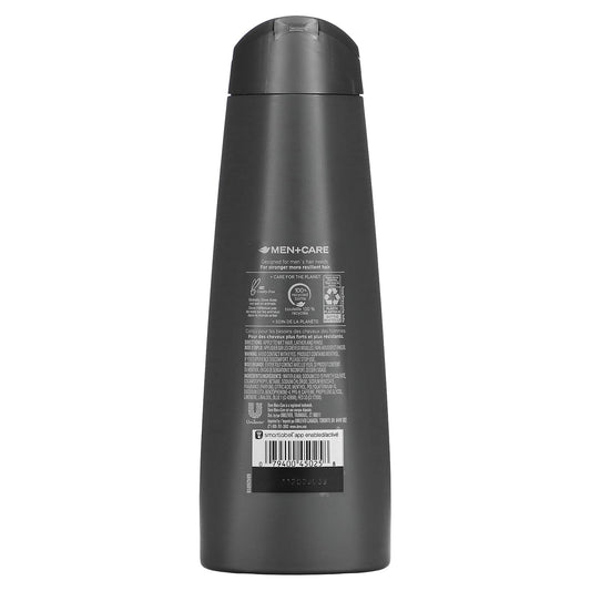 Dove Men+Care pump close-up highlighting menthol texture and refreshing feel