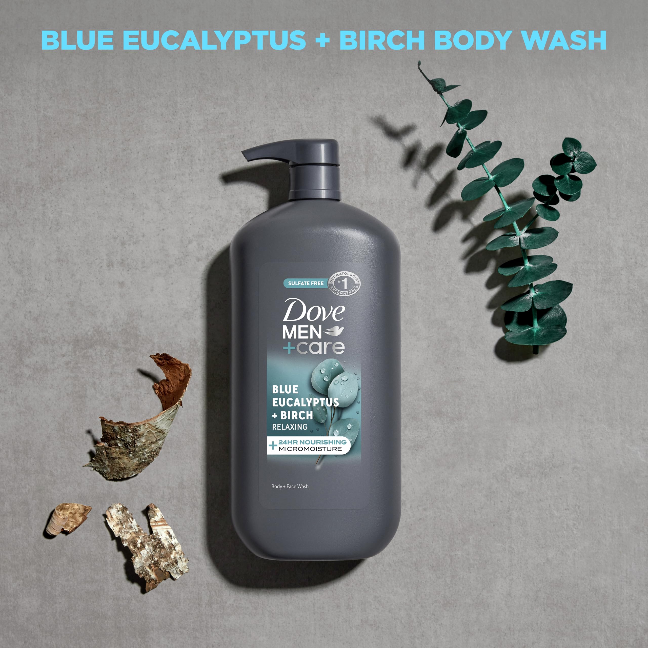 DOVE MEN + CARE creamy texture lather demonstrating moisturizing feel