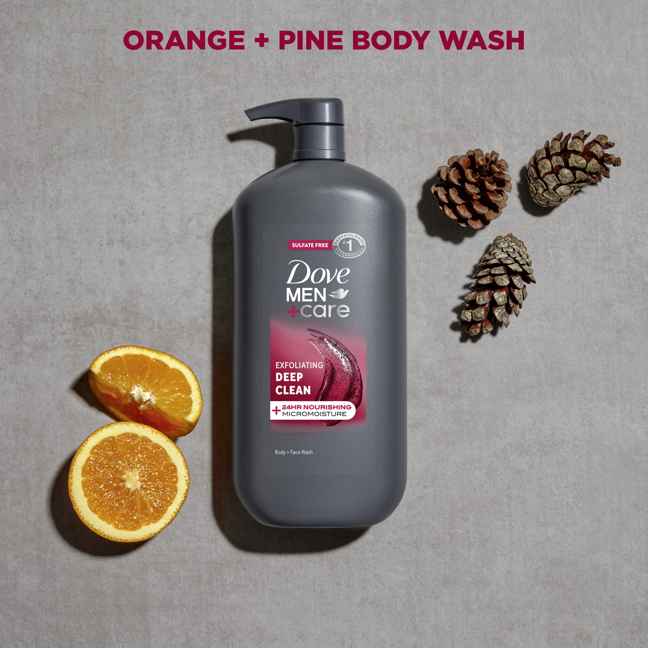 Dove Men+Care texture lather detail illustrating exfoliating beads and rich foam