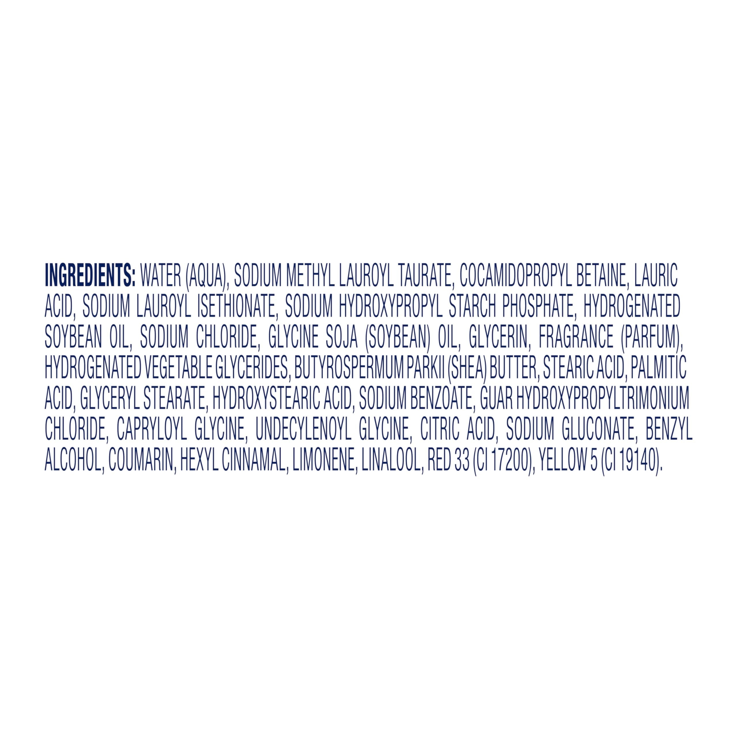 Detailed label close-up on Dove bottle showing MicroMoisture and ingredient callouts