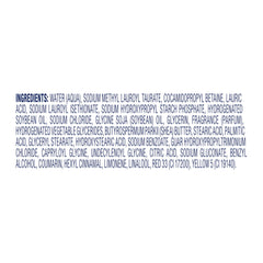 Detailed label close-up on Dove bottle showing MicroMoisture and ingredient callouts