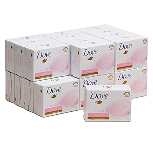Dove Pink Beauty Cream Bar front packaging showing moisturizing benefit