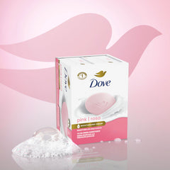 Dove Pink Rosa lather foam on hand illustrating gentle, rich cleanse