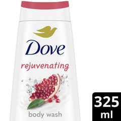 Close-up of Dove lather texture with pomegranate scent benefit