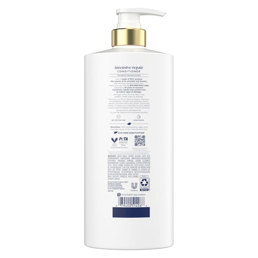 Dove pump dispenser close-up for easy one-handed application benefit