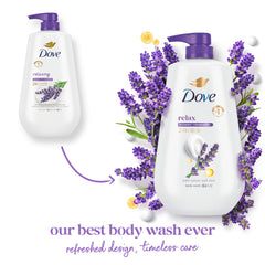 Dove gel texture lathered on washcloth showing rich moisturizing foam benefit