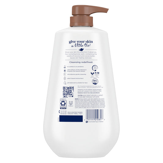 Dove pump dispense close-up for convenient controlled use