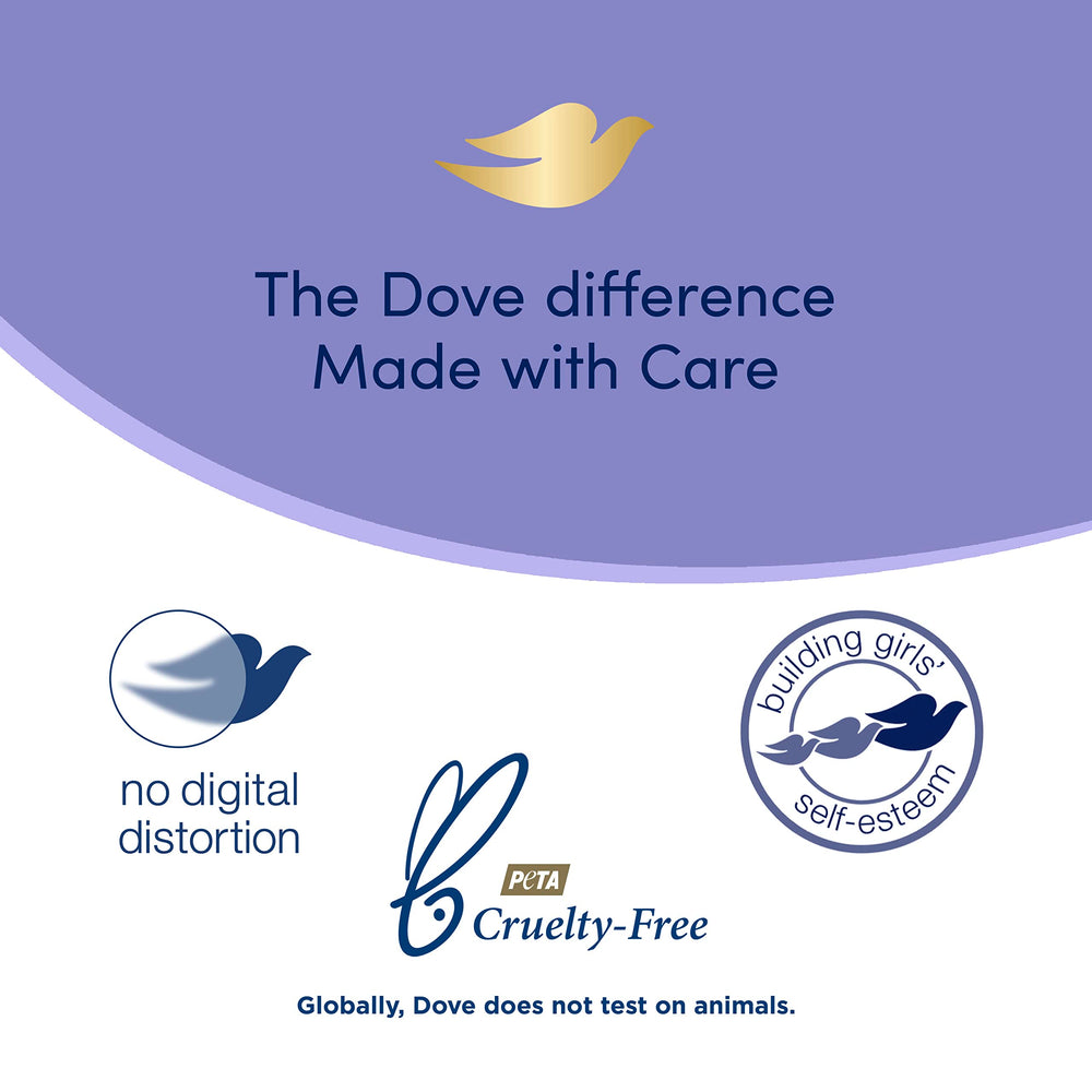 Dove serum on bathroom shelf illustrating daily routine convenience