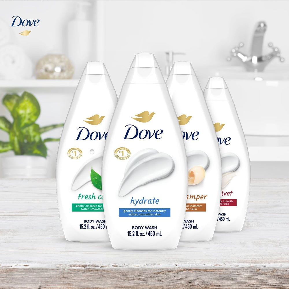 Closeup of Dove Silky Velvet lather illustrating rich creamy foam and silky feel