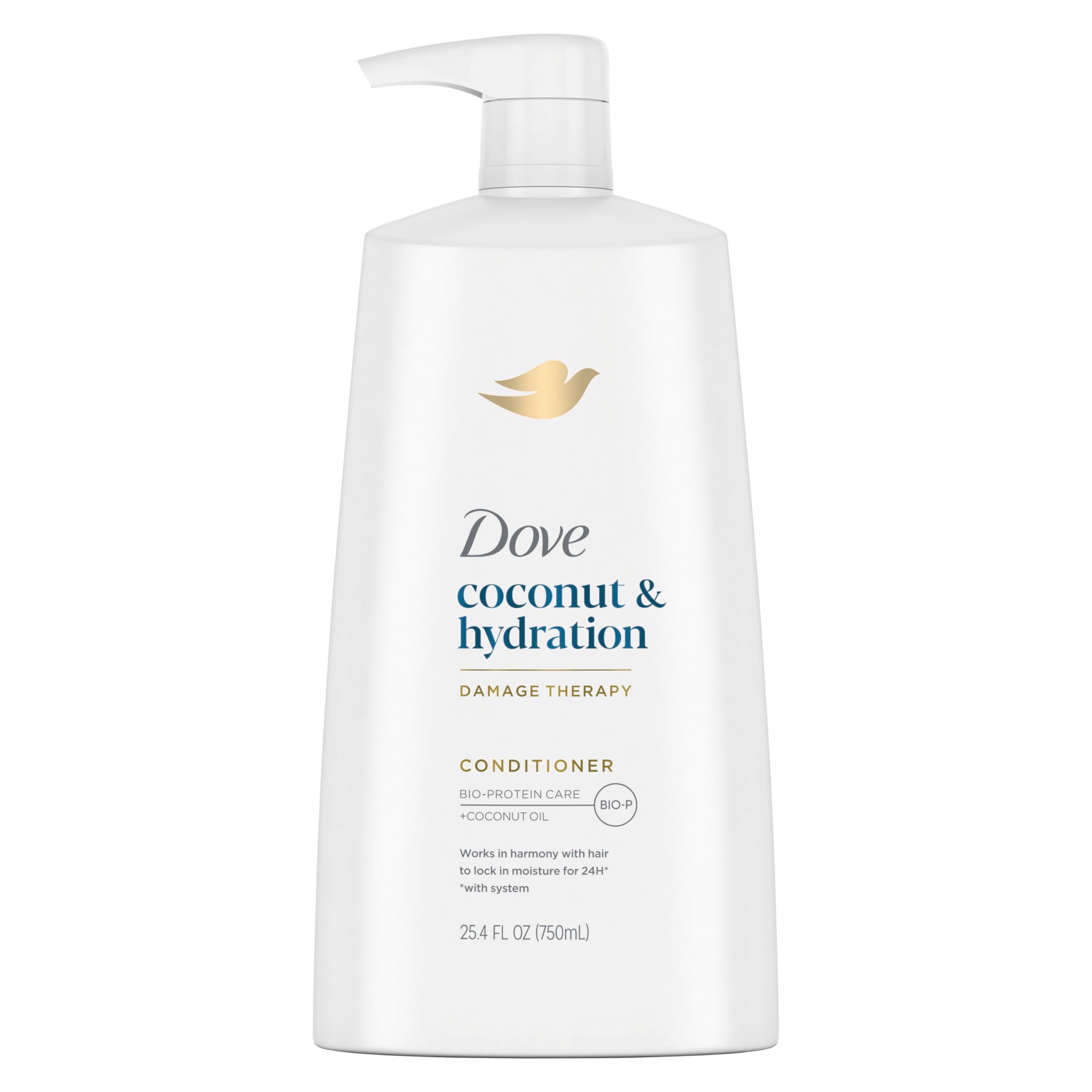 Dove bottle front packaging showing label and scent benefits
