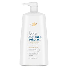 Dove bottle front packaging showing label and scent benefits
