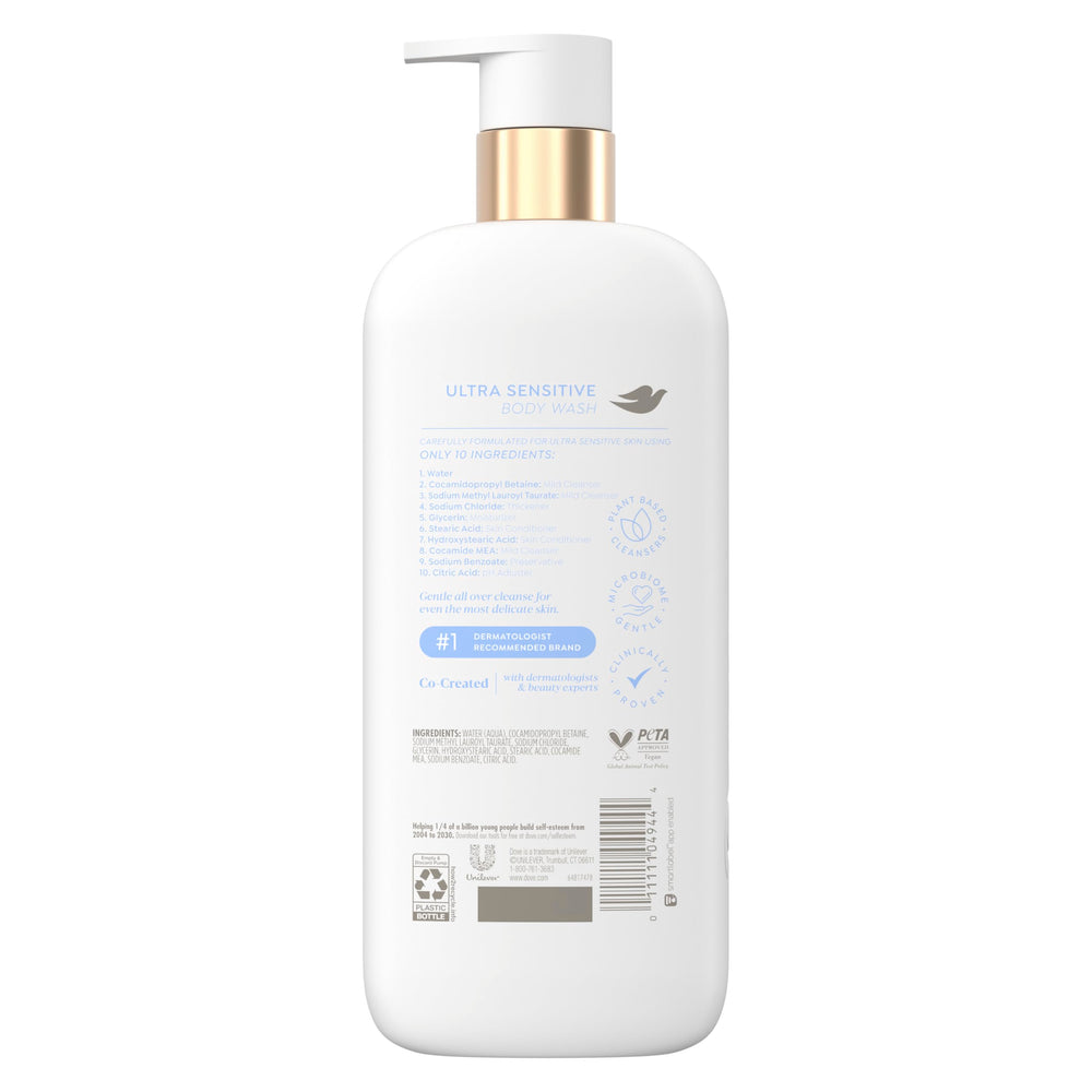 Dove bottle pump dispensing serum, easy controlled use benefit
