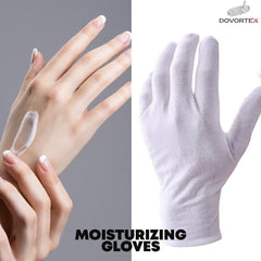 DOVORTEX gloves handling jewelry to prevent fingerprints and scratches