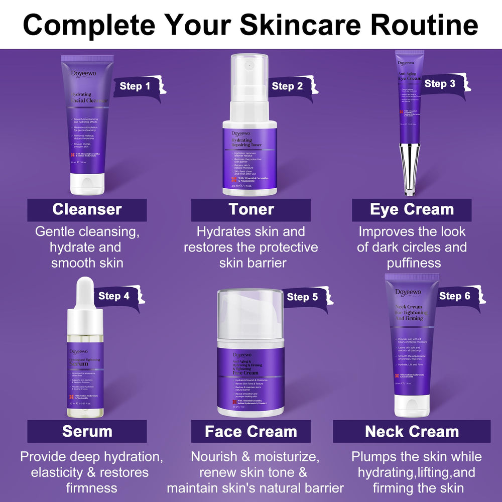 DOYEEWO serum dropper texture highlighting lightweight hydrating absorption