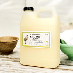 Close-up creamy emu oil texture from Dr Adorable showing smooth absorbency benefit