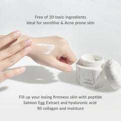 Dr.Althea jar beside ruler size comparison conveying compact travel-friendly benefit
