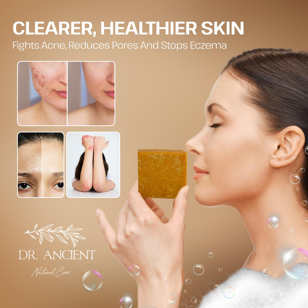 Dr.Ancient soap used on body in shower supporting oil control