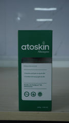 dr.atoskin bottle styled in bathroom setting conveying daily routine compatibility