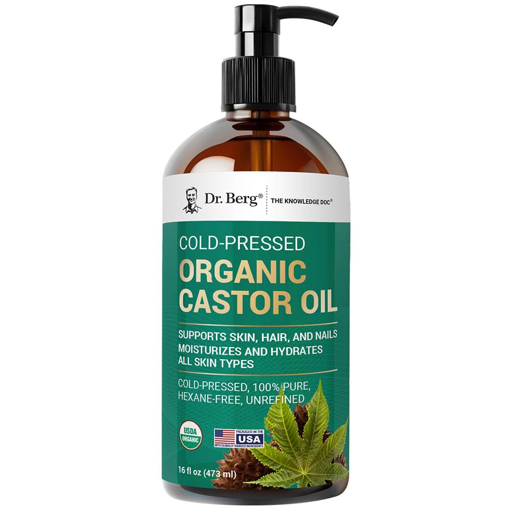 Dr. Berg front label bottle showing product name and organic certification benefits