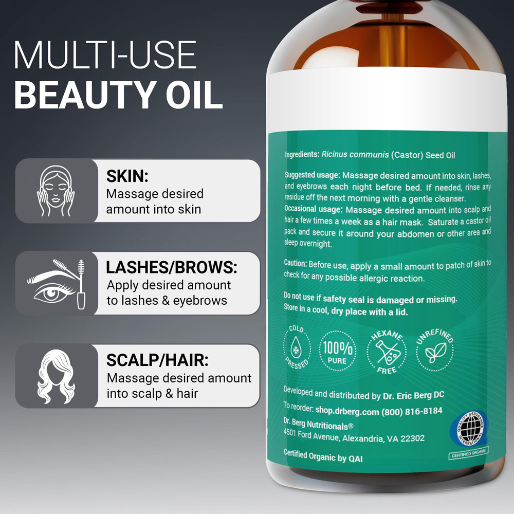 Dr. Berg sourced-castor-field in India highlighting responsible ingredient origin