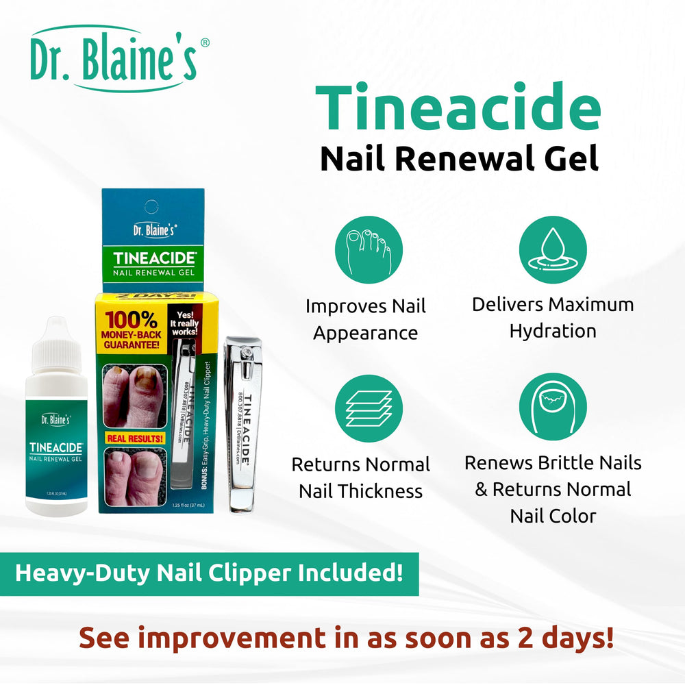 Dr. Blaine's precision applicator tip for targeted gel application and less mess