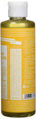 Dr. Bronner's Citrus Orange soap lather close-up highlighting creamy texture and effective cleansing
