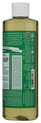 Dr. Bronner's bottle with recycled-plastic badge showing sustainable packaging benefit