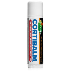Dr. Dan's Cortibalm applying to lips to soothe and reduce redness